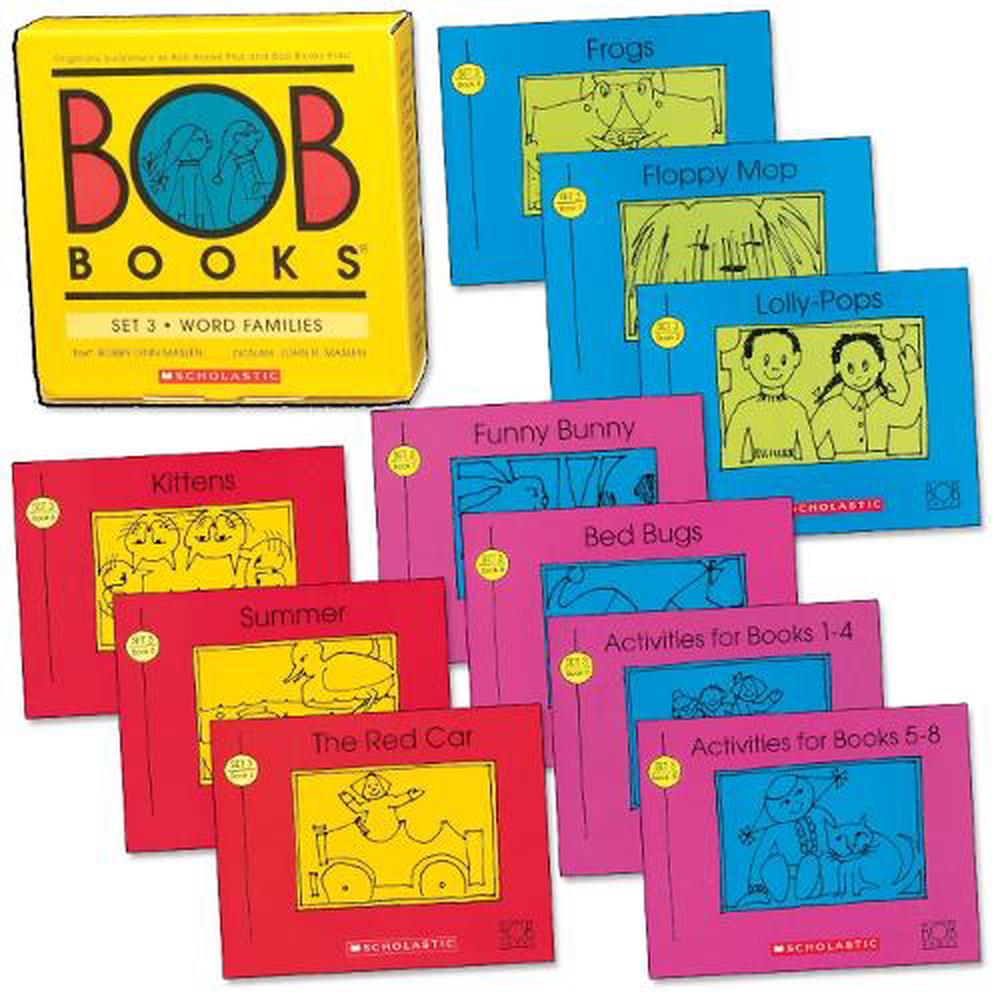 Bob Books: Set 3 Word Families Box Set (10 Books), 9780439845090