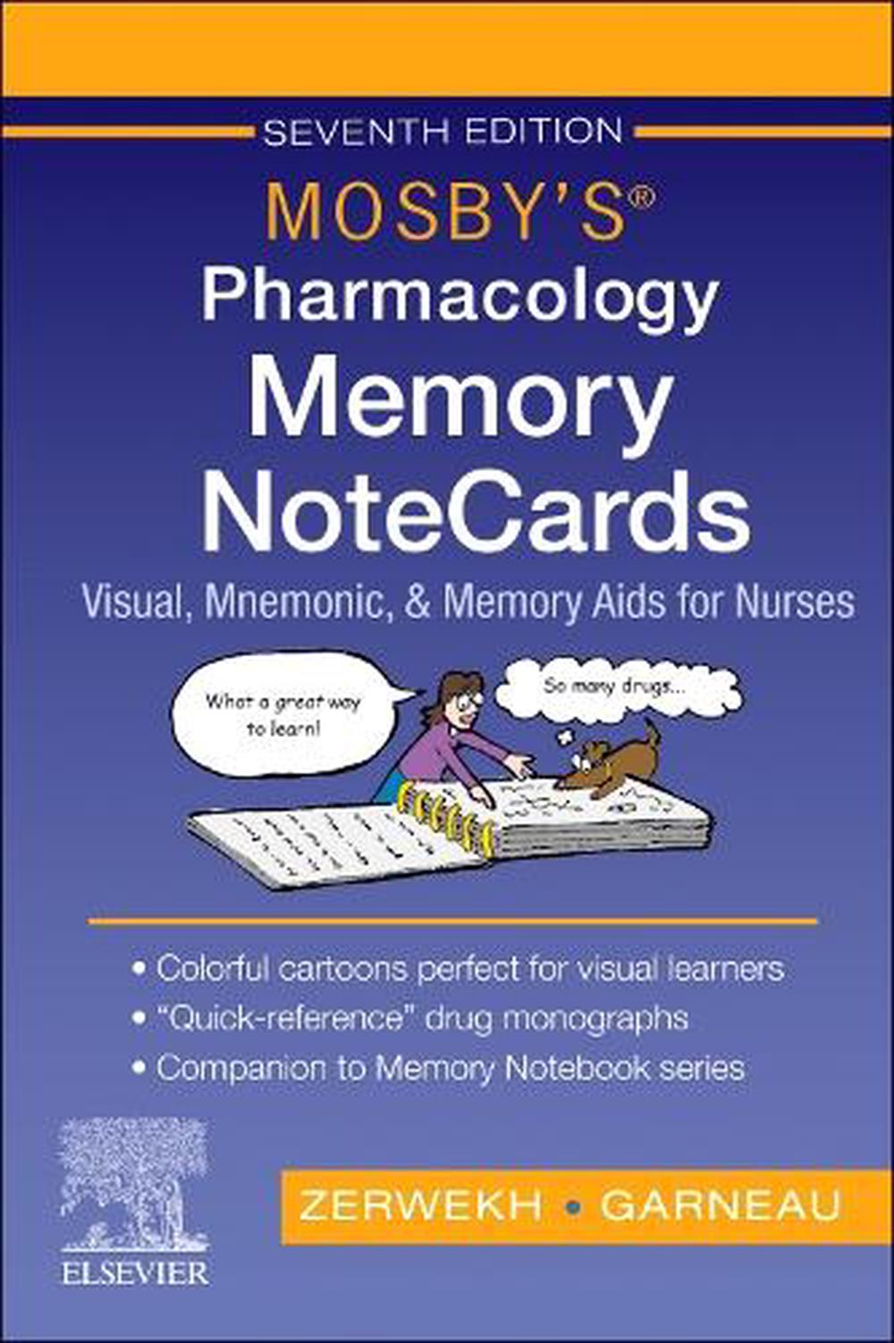 Mosby's Pharmacology Memory NoteCards, 9780443110986