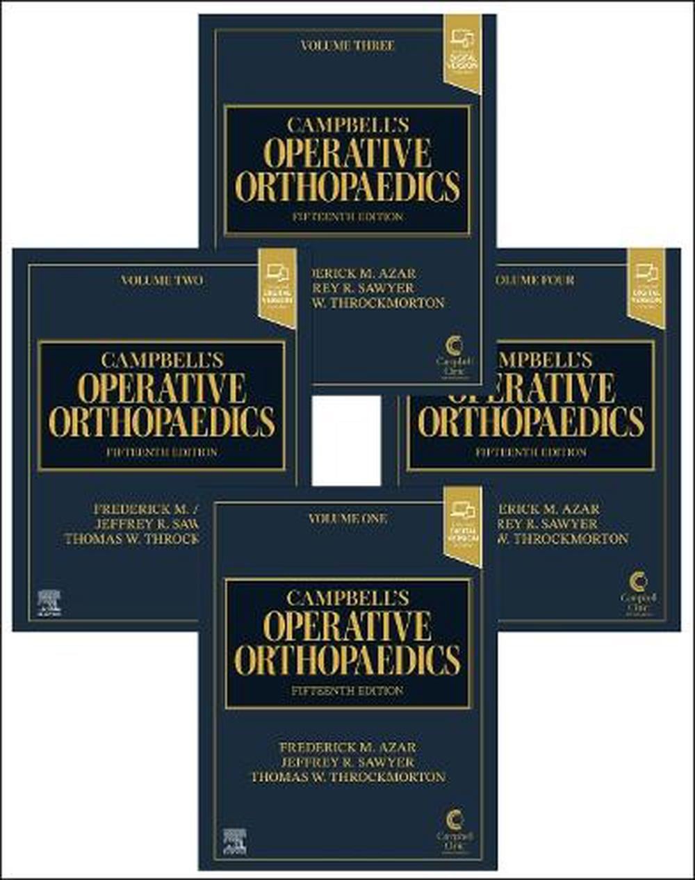 Campbell’s Operative Orthopaedics, 4-Volume Set by Frederick M. Azar Hardcover B