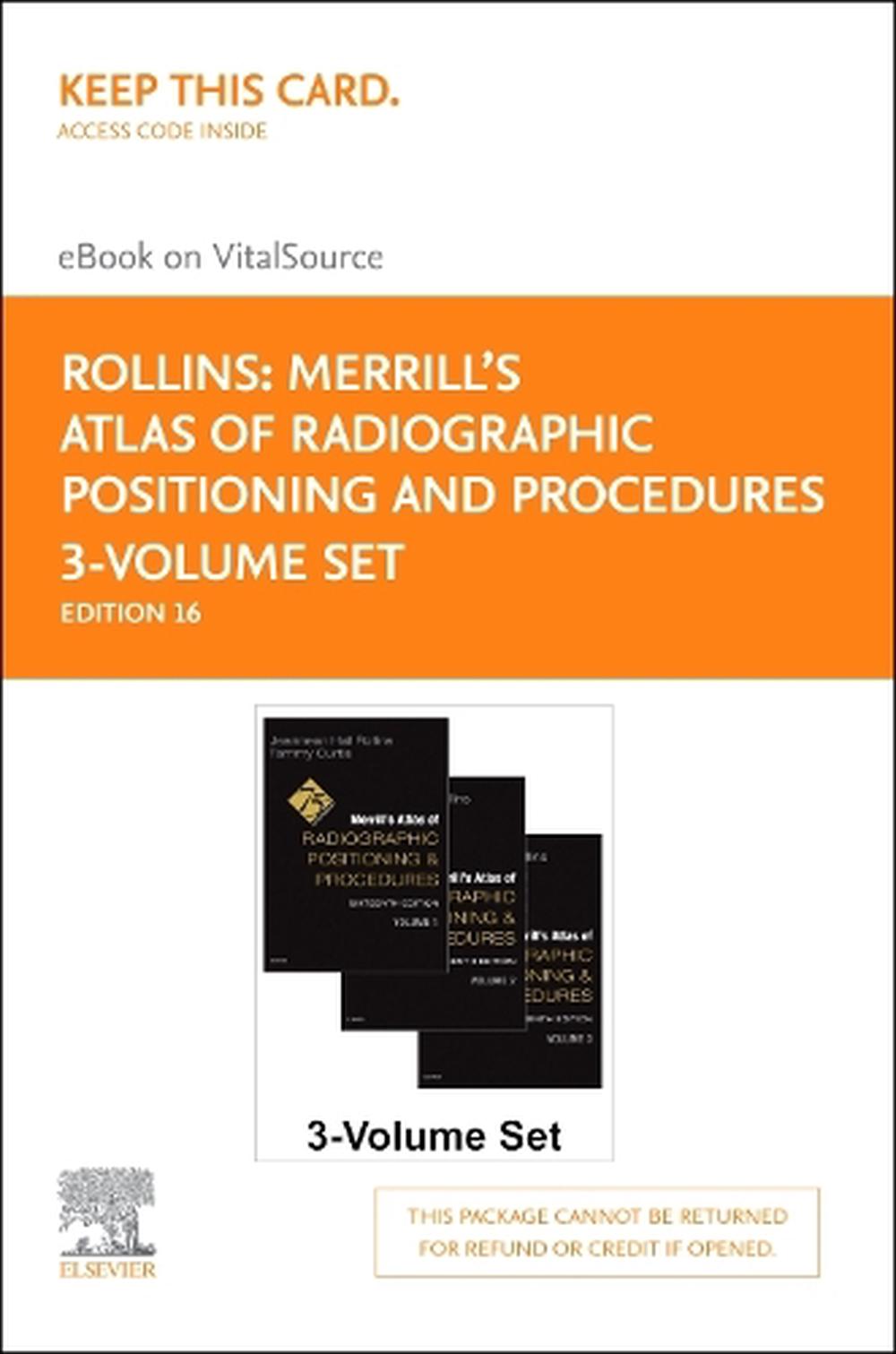 Merrill's Atlas of Radiographic Positioning and Procedures - 3-Volume Set - Elsevier eBook on Vitalsource (Retail Access Card), 9780443348822