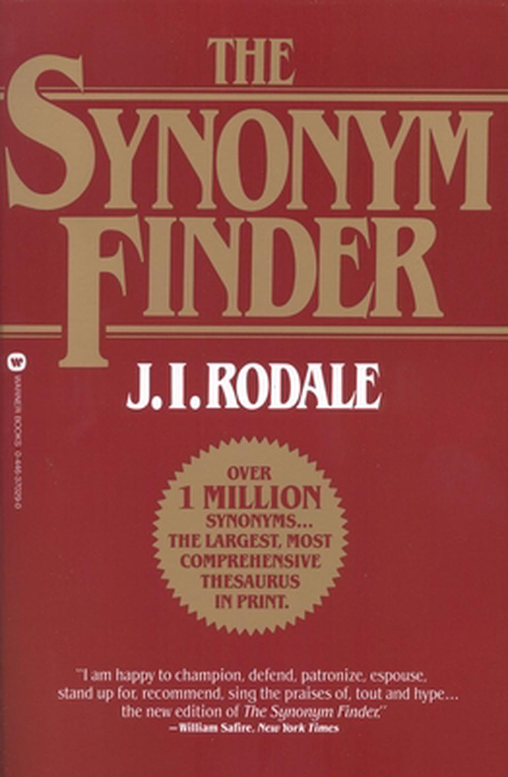 The Synonym Finder, 9780446370295