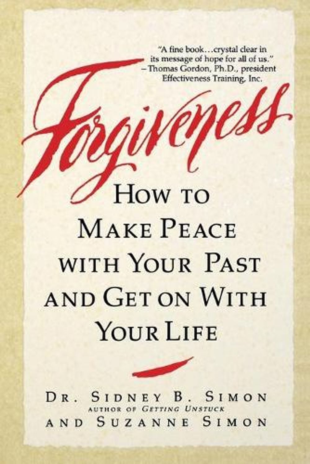 Forgiveness by Sidney B. Simon - ISBN: 9780446392594