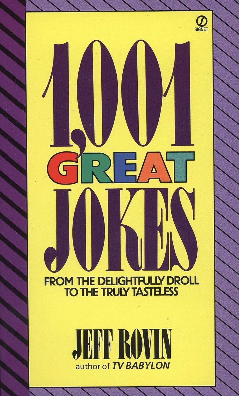 1,001 Great Jokes by Jeff Rovin - ISBN: 9780451168290