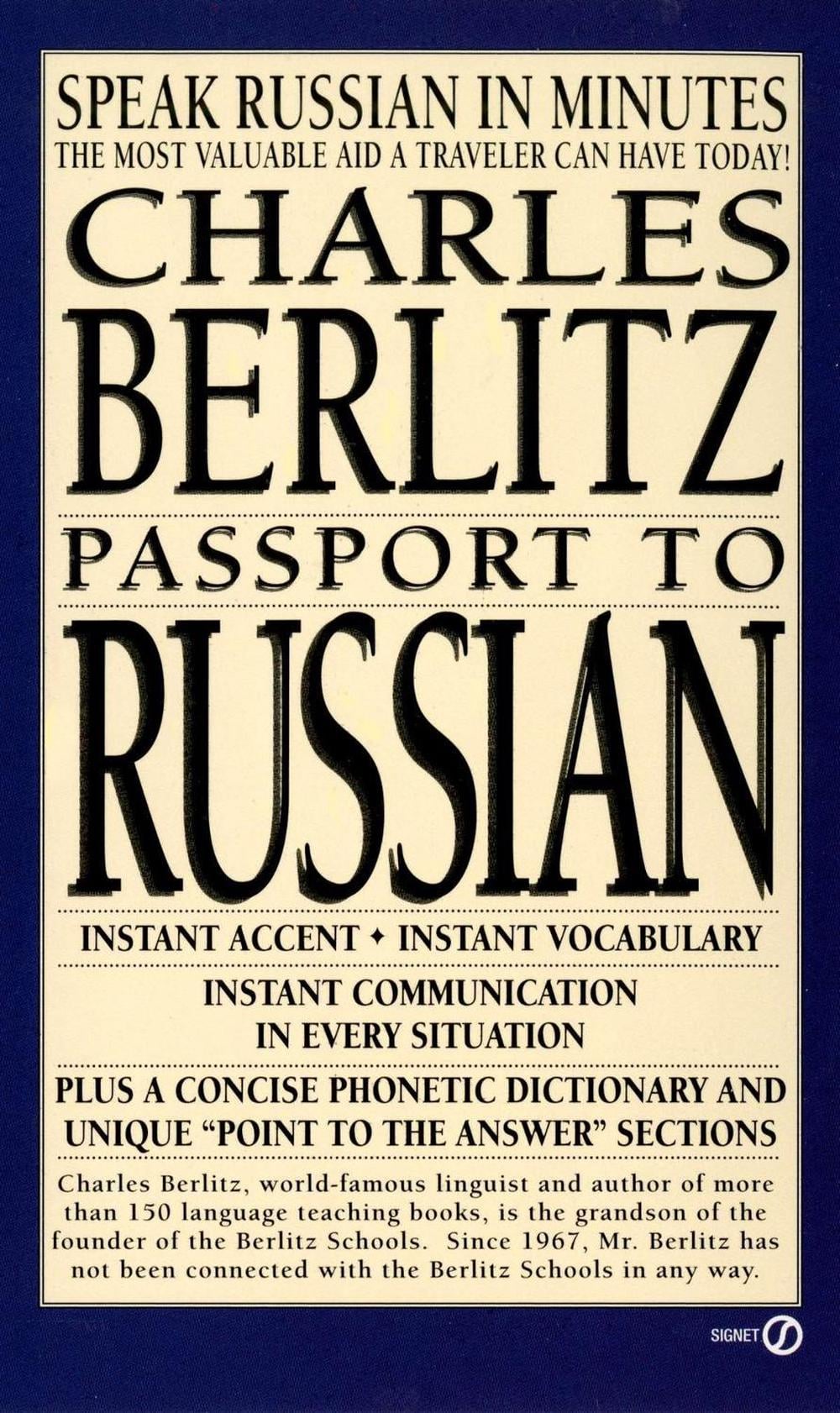 Passport to Russian by Charles Berlitz - ISBN: 9780451172006