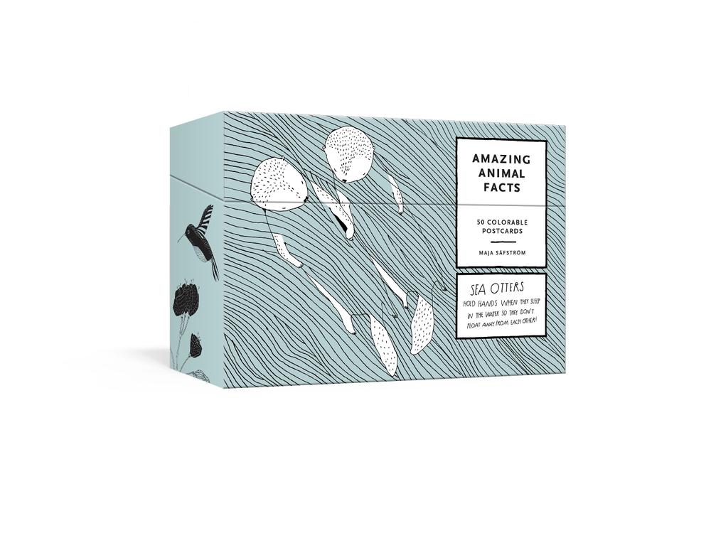 Amazing Animal Facts Postcards: 50 Colorable Postcards by Maja Safstrom - ISBN: 9780451494917