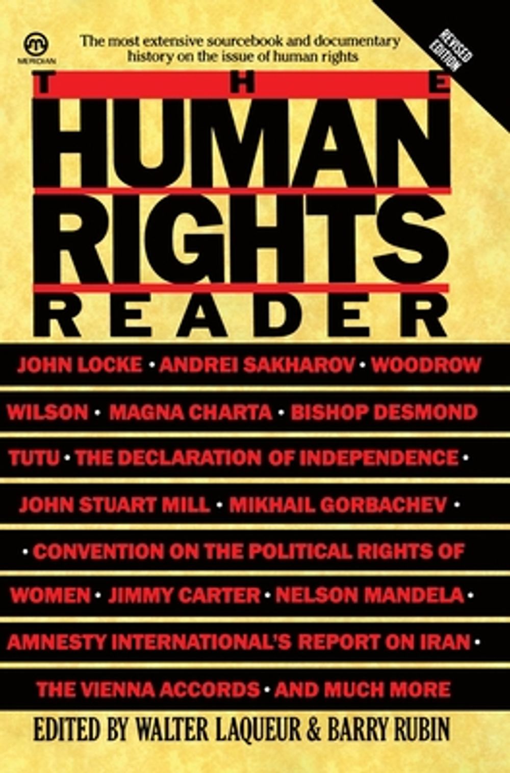 Laqueur and Rubin : Human Rights Reader(Revised Edn) by Walter Laqueur - ISBN: 9780452010260