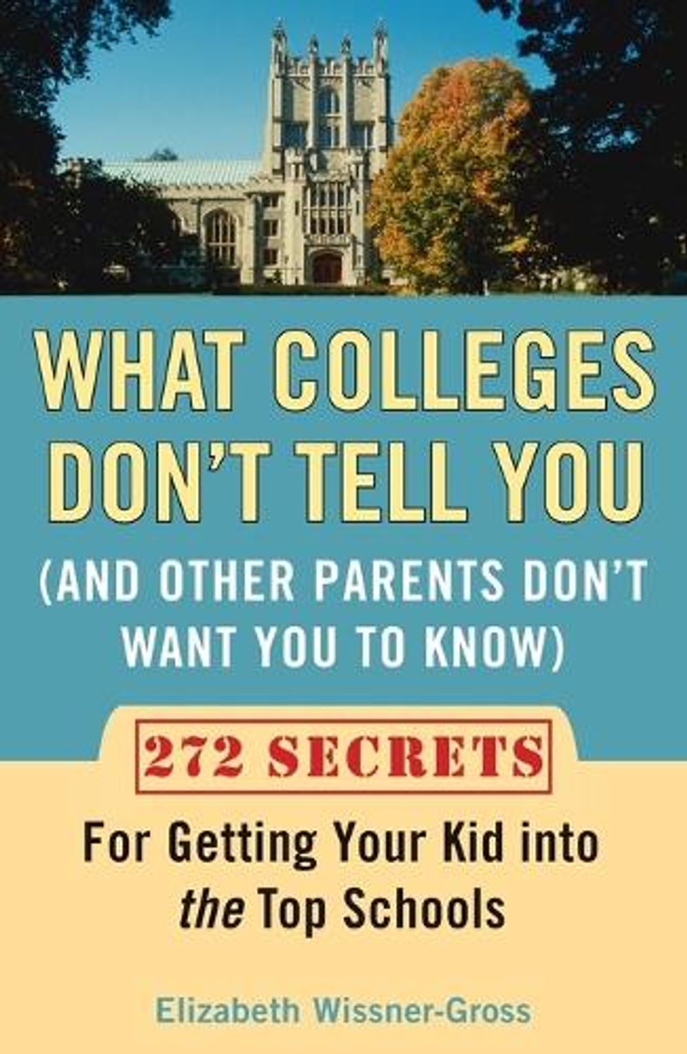 What Colleges Don't Tell You (And Other Parents Don't Want You to Know) by Elizabeth Wissner-Gross - ISBN: 9780452288546