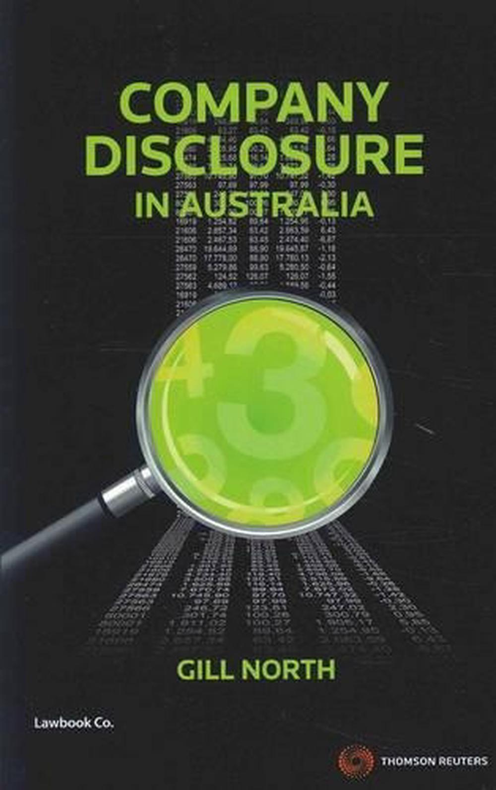 Company Disclosure in Australia, 9780455230405
