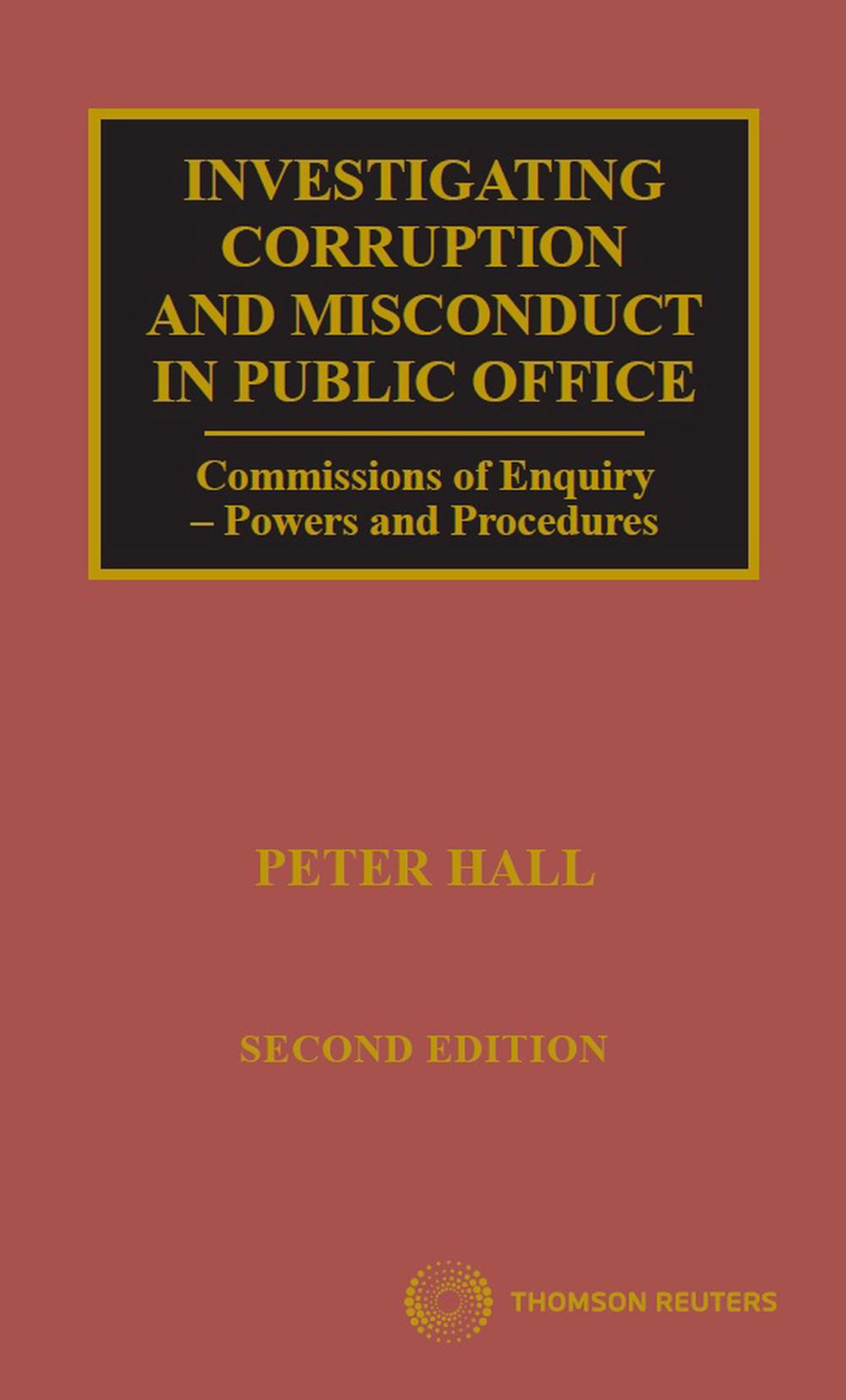 Investigating Corruption and Misconduct in Public Office, 2nd Edition, 9780455232140
