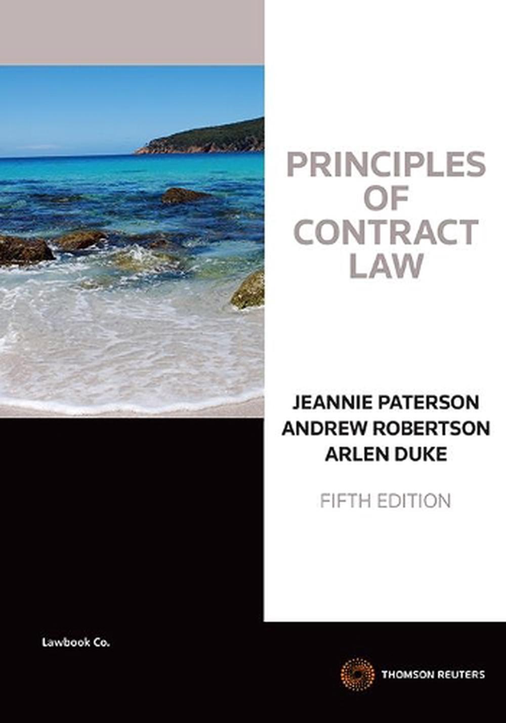 Principles Of Contract Law, 5th Edition By Jeannie Paterson, Paperback ...