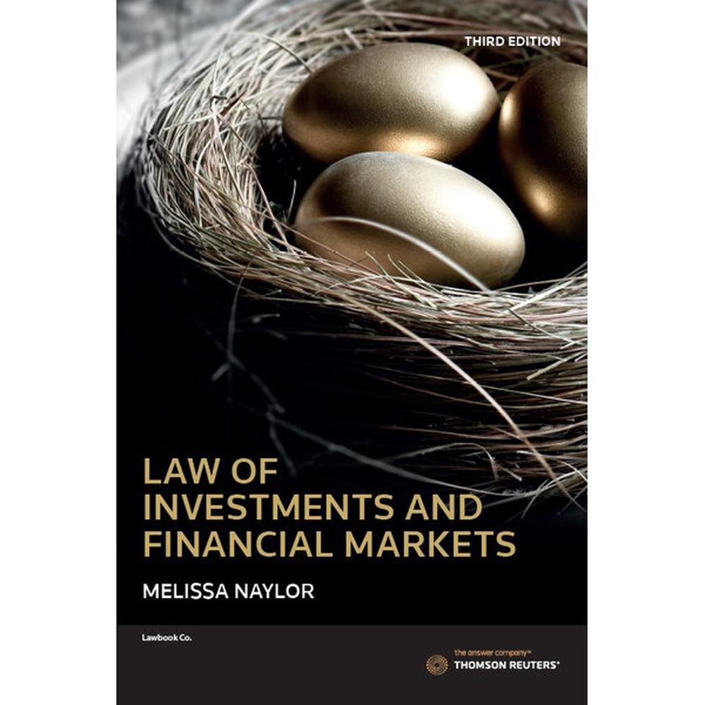 Law of Investments and Financial Markets, 9780455241647