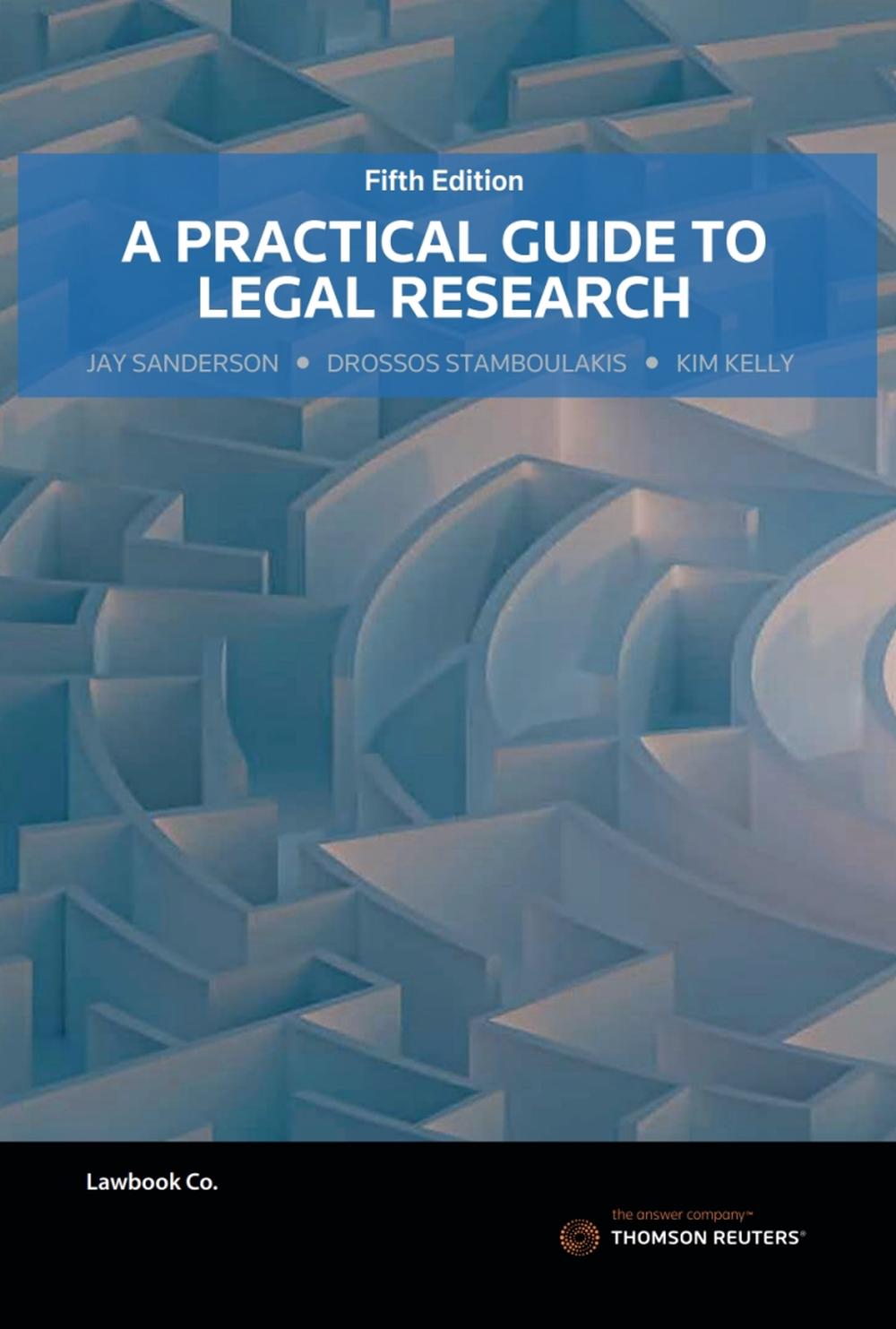 A Practical Guide to Legal Research, 9780455244518