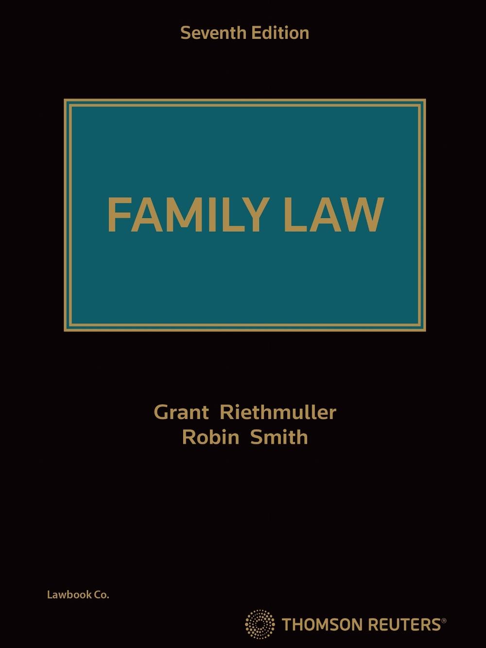 Family Law, 7th Edition, 9780455246093