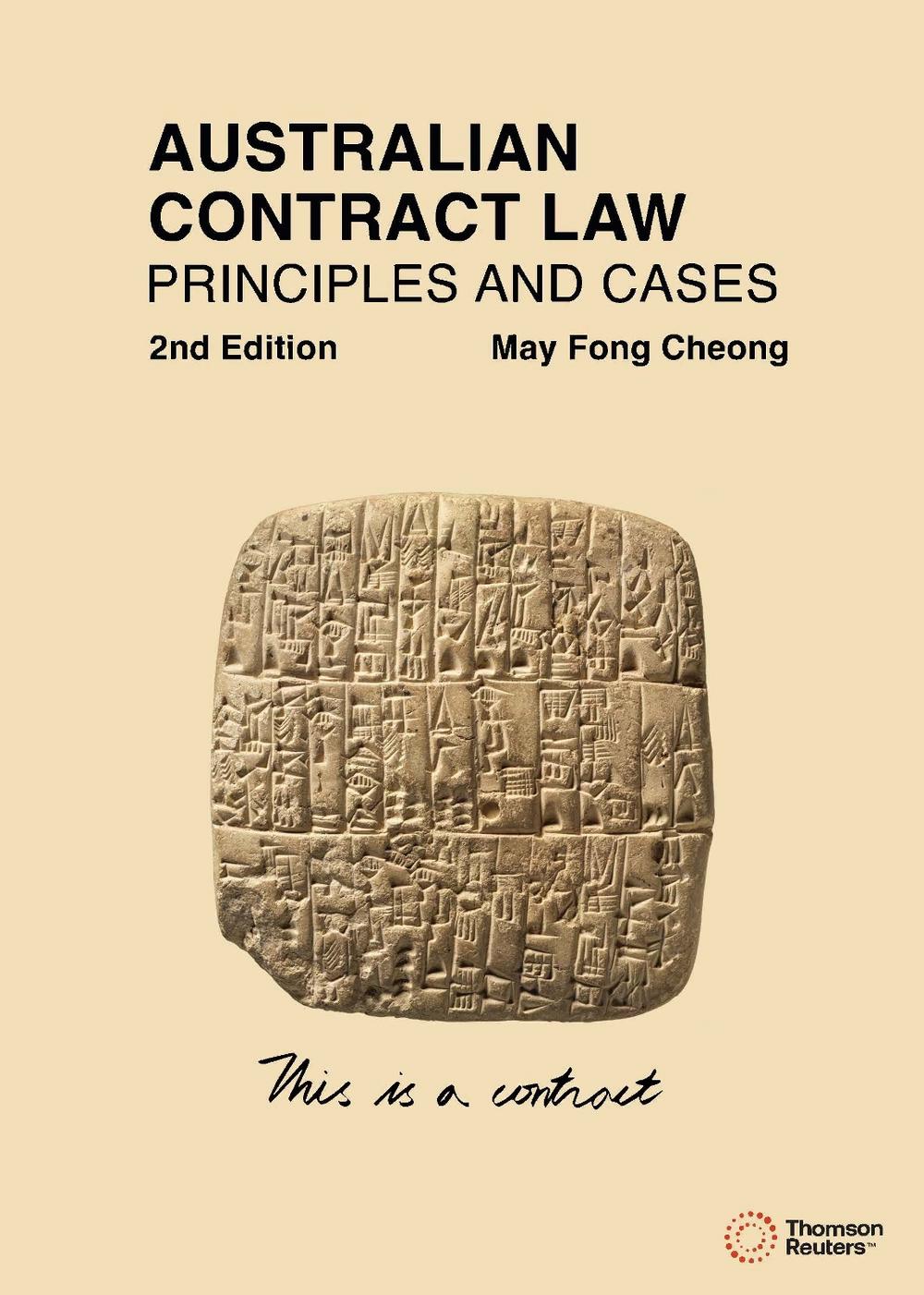 Australian Contract Law, 9780455246956