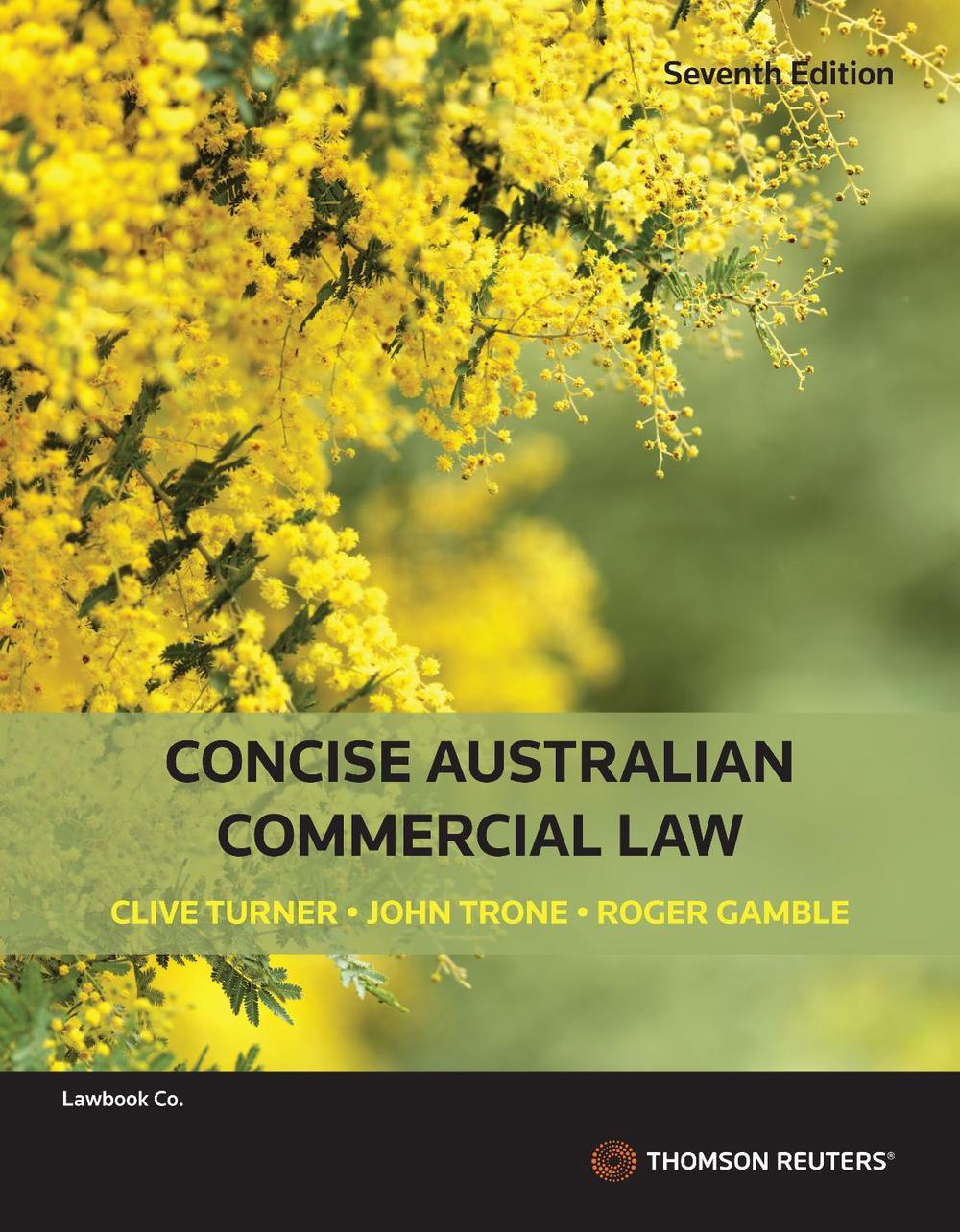 Concise Australian Commercial Law, 9780455247076