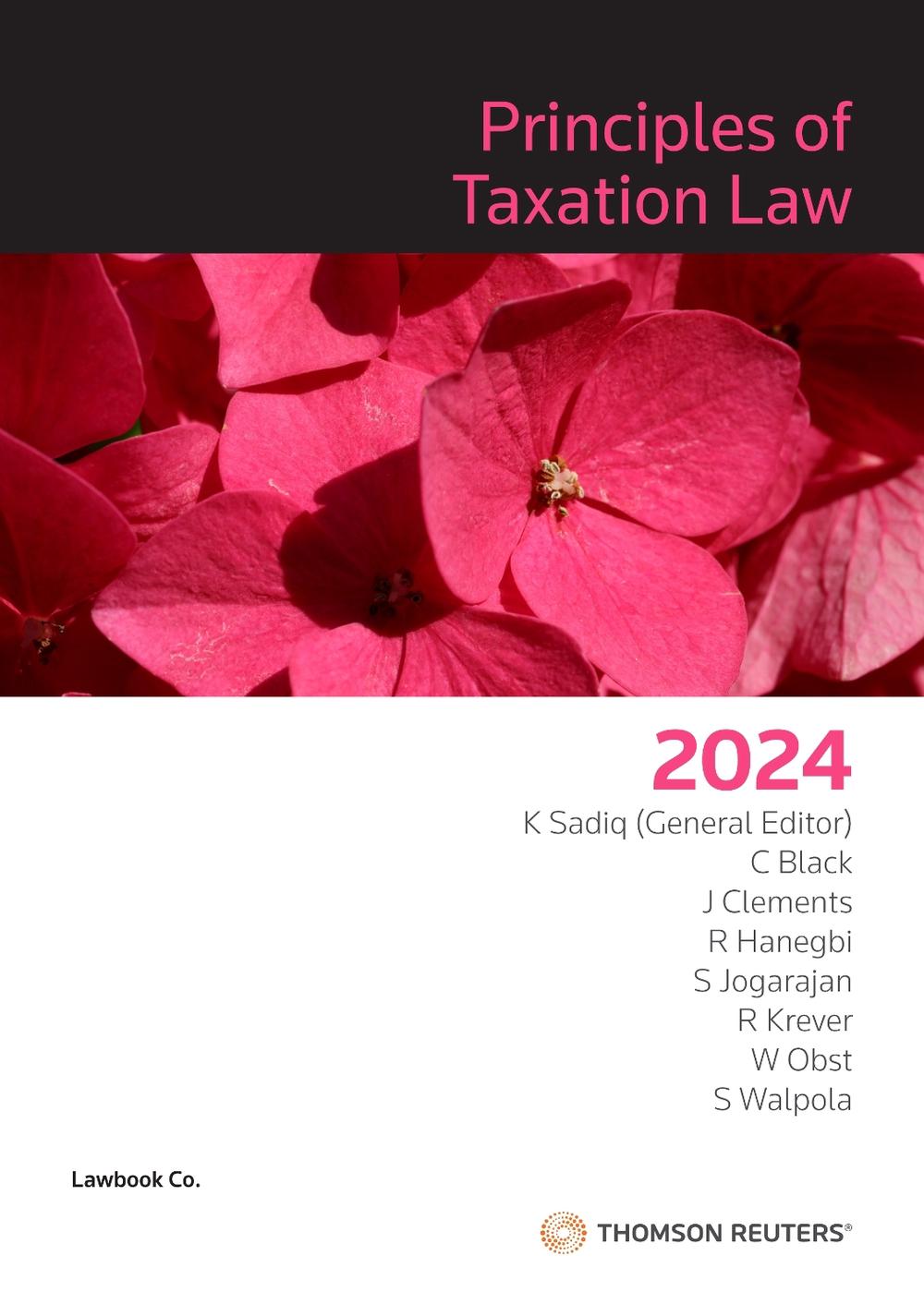 Principles of Taxation Law 2024, 9780455248110