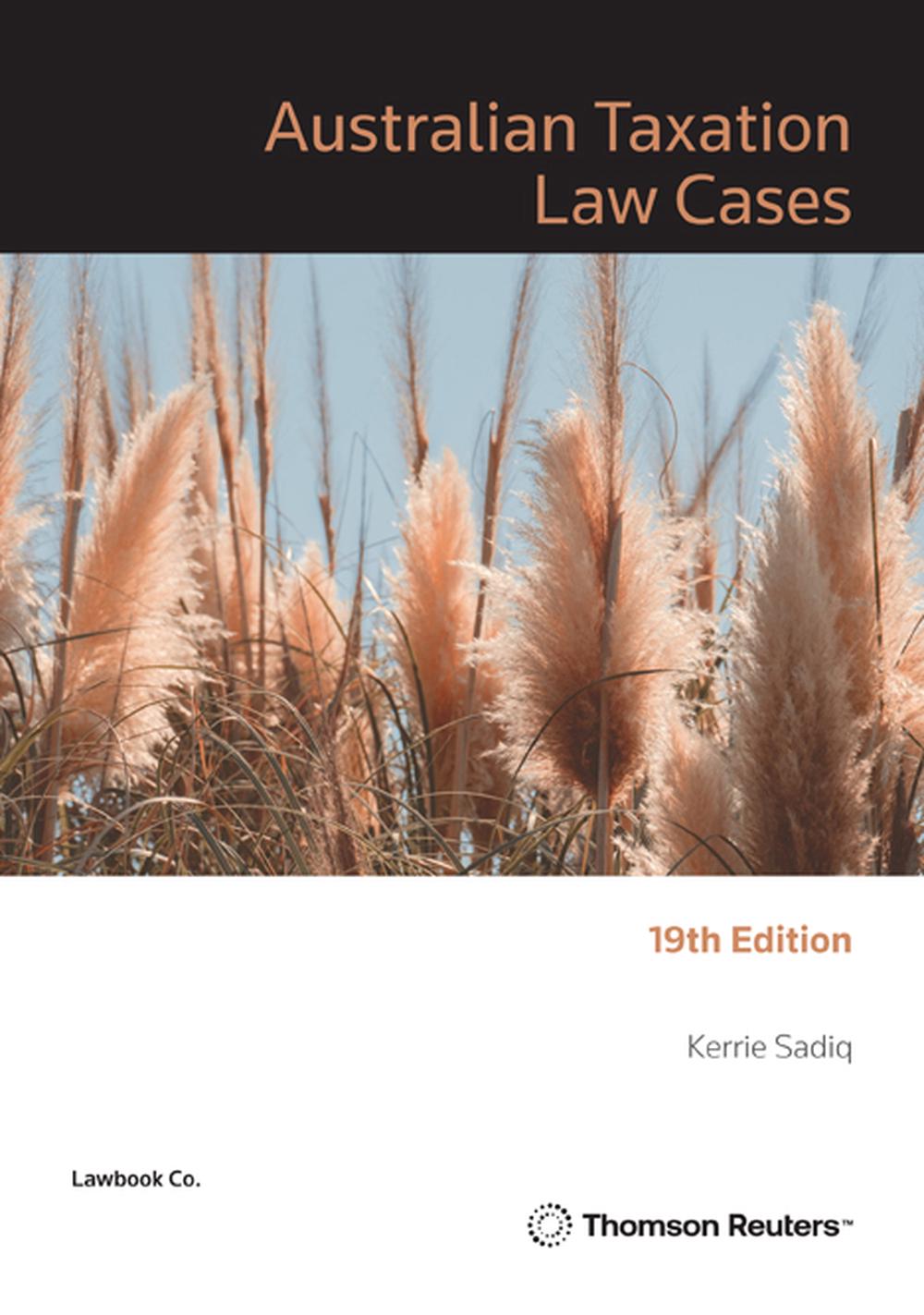 Australian Taxation Law Cases, 9780455248158