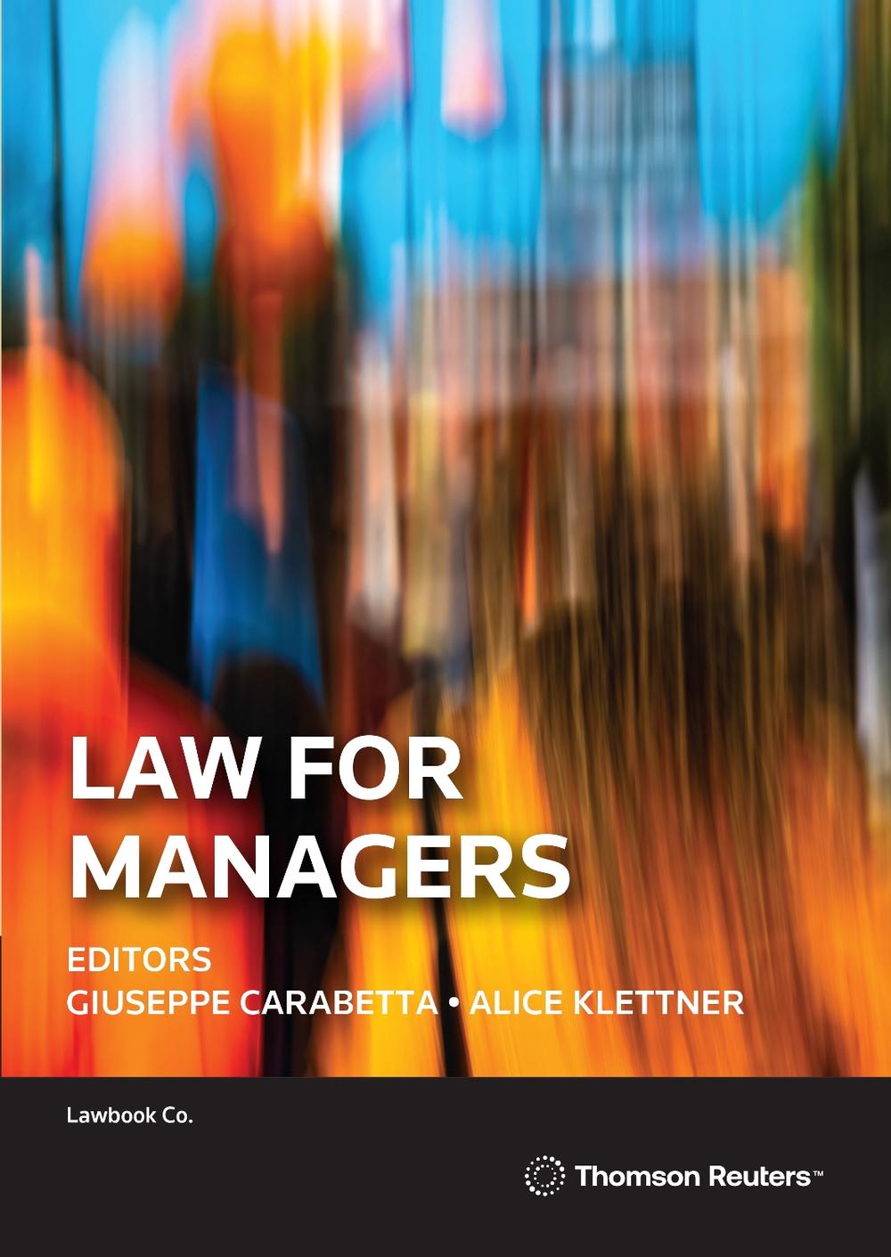 Law for Managers, 9780455249346