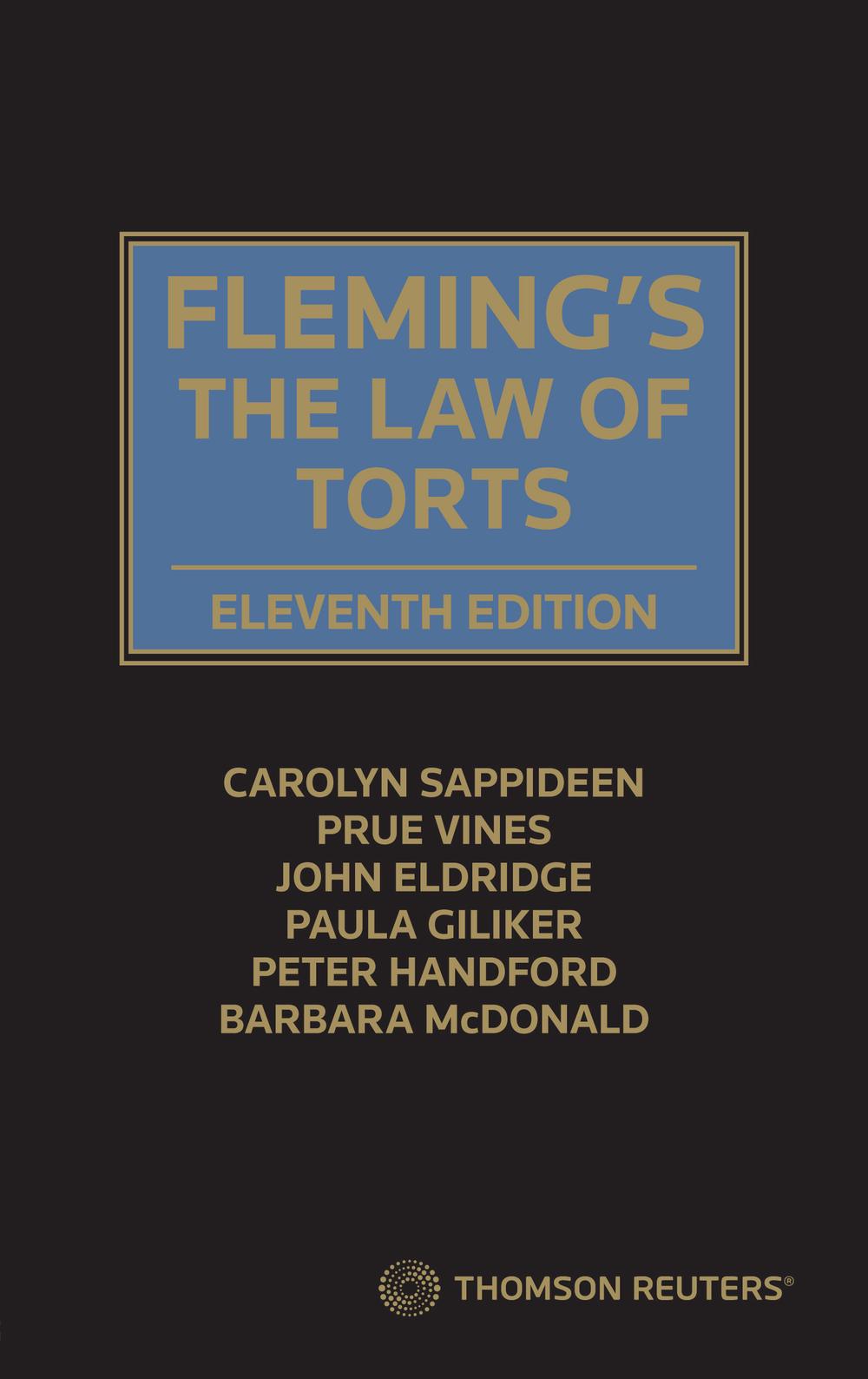 Fleming's Law of Torts, 9780455502557