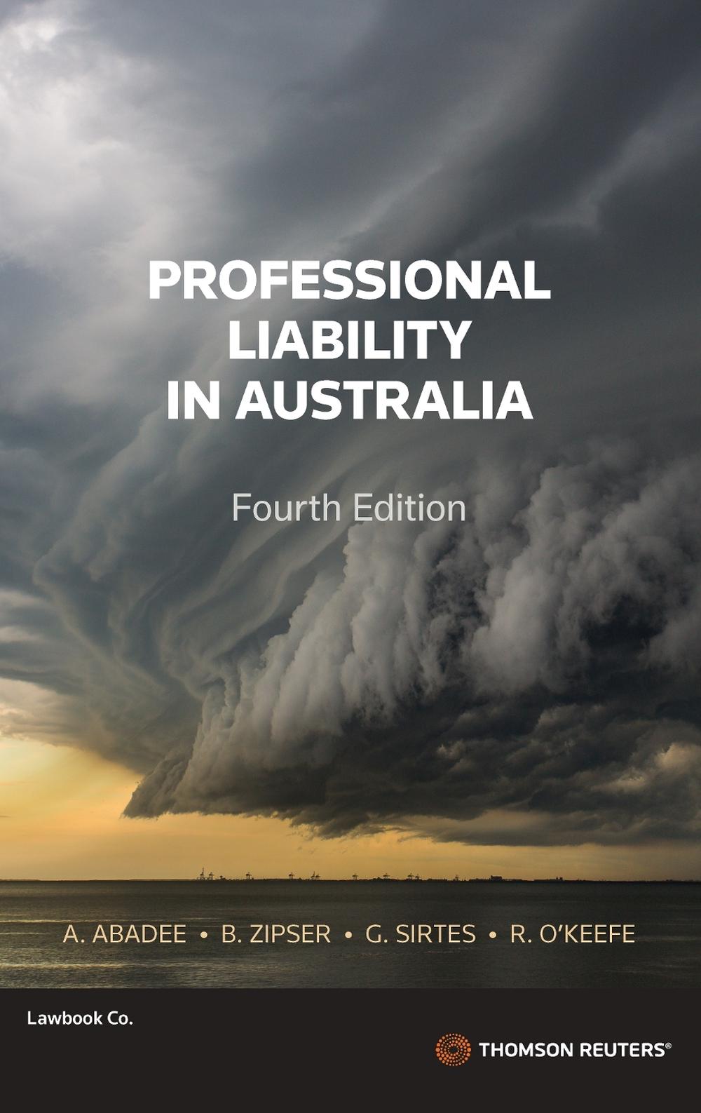 Professional Liability in Australia 4e, 4th Edition, 9780455502632