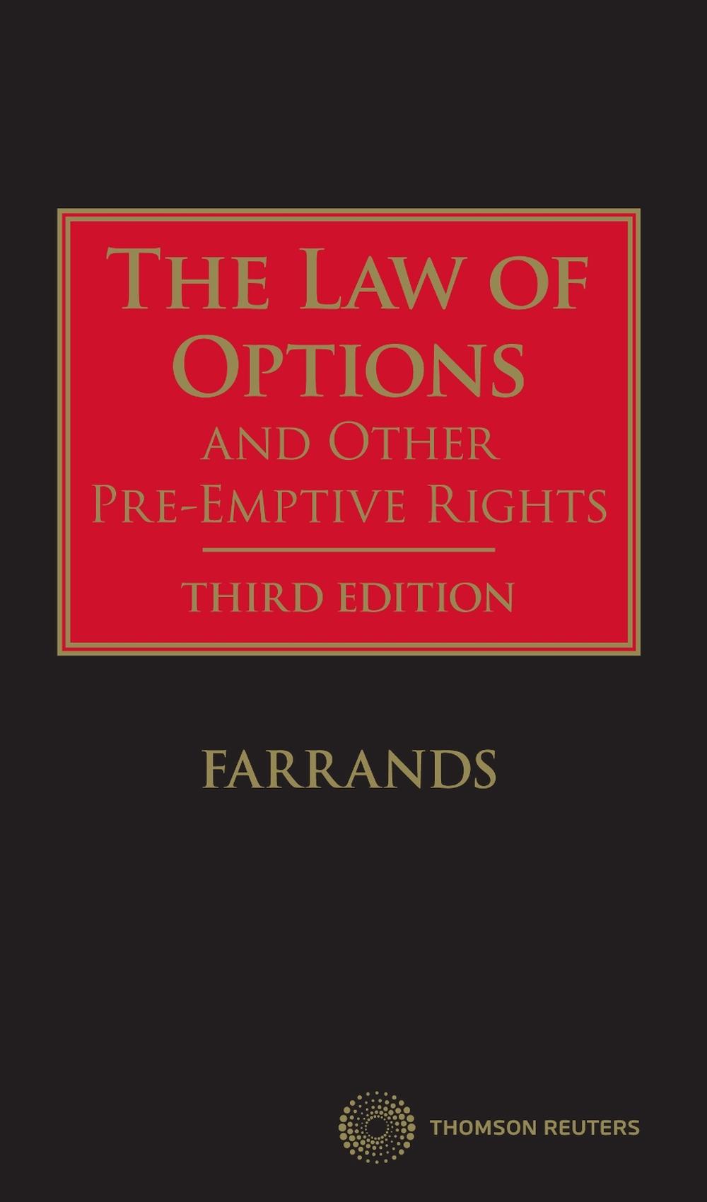 Law of Options & Other Pre-Emptive Rights, 3rd Edition, 9780455502960
