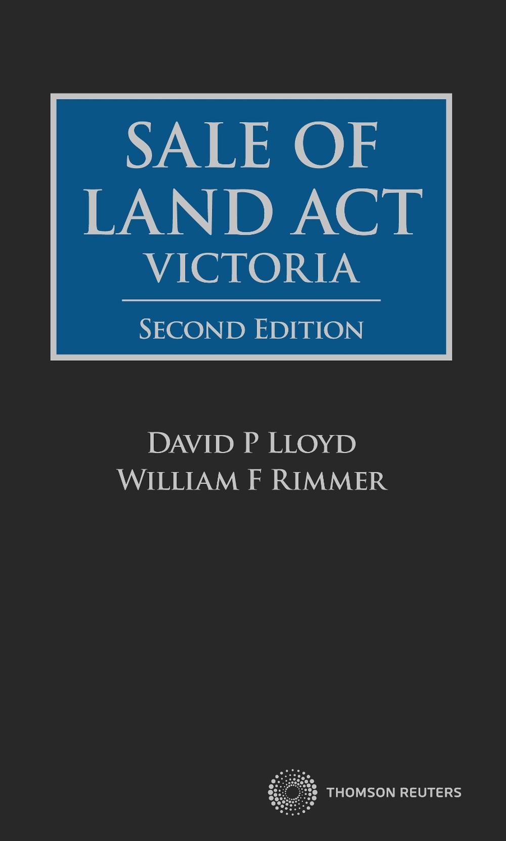 Sale of Land Act Victoria, 2nd Edition, 9780455502984