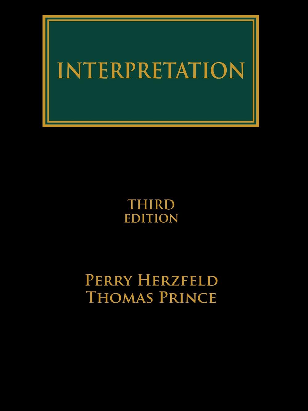 Interpretation, 9780455503196