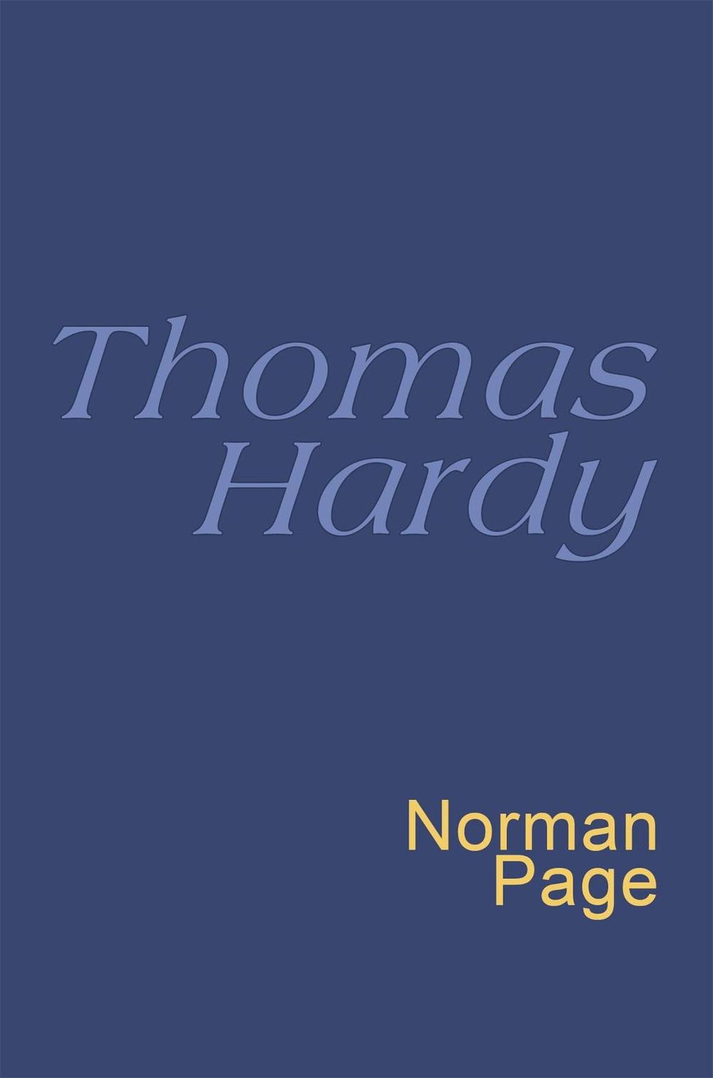 Thomas Hardy: Everyman Poetry by Norman Page - ISBN: 9780460879569