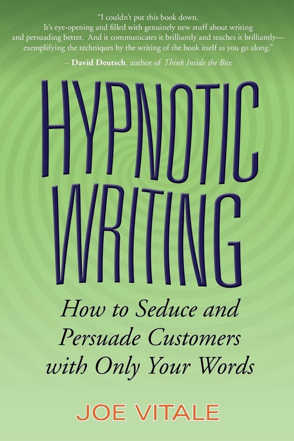 Hypnotic Writing, 1st Edition by Joe Vitale - ISBN: 9780470009796
