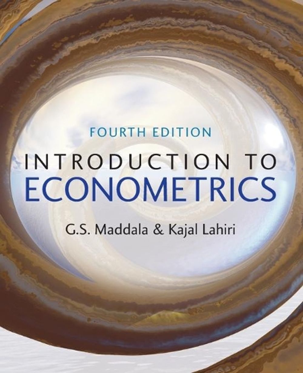 Introduction to Econometrics, 4th Edition by G.S. Maddala - ISBN: 9780470015124