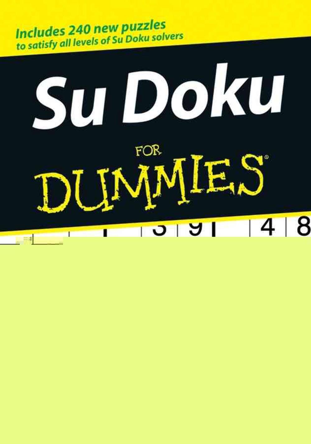 Su Doku For Dummies, 1st Edition, 9780470018927