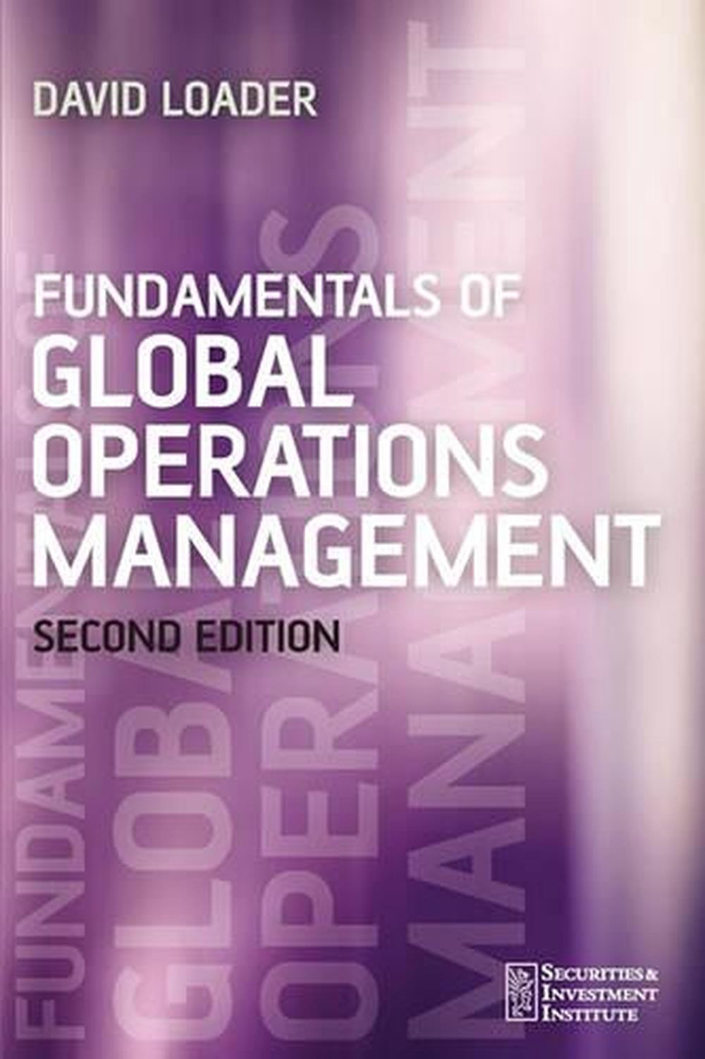 Fundamentals of Global Operations Management, 9780470026533