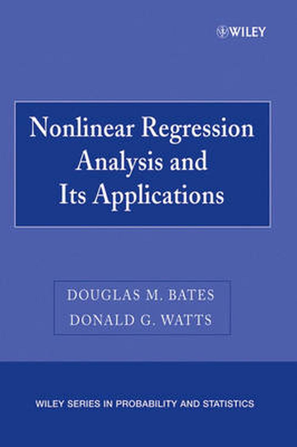 Nonlinear Regression Analysis and Its Applications, 1st Edition, 9780470139004
