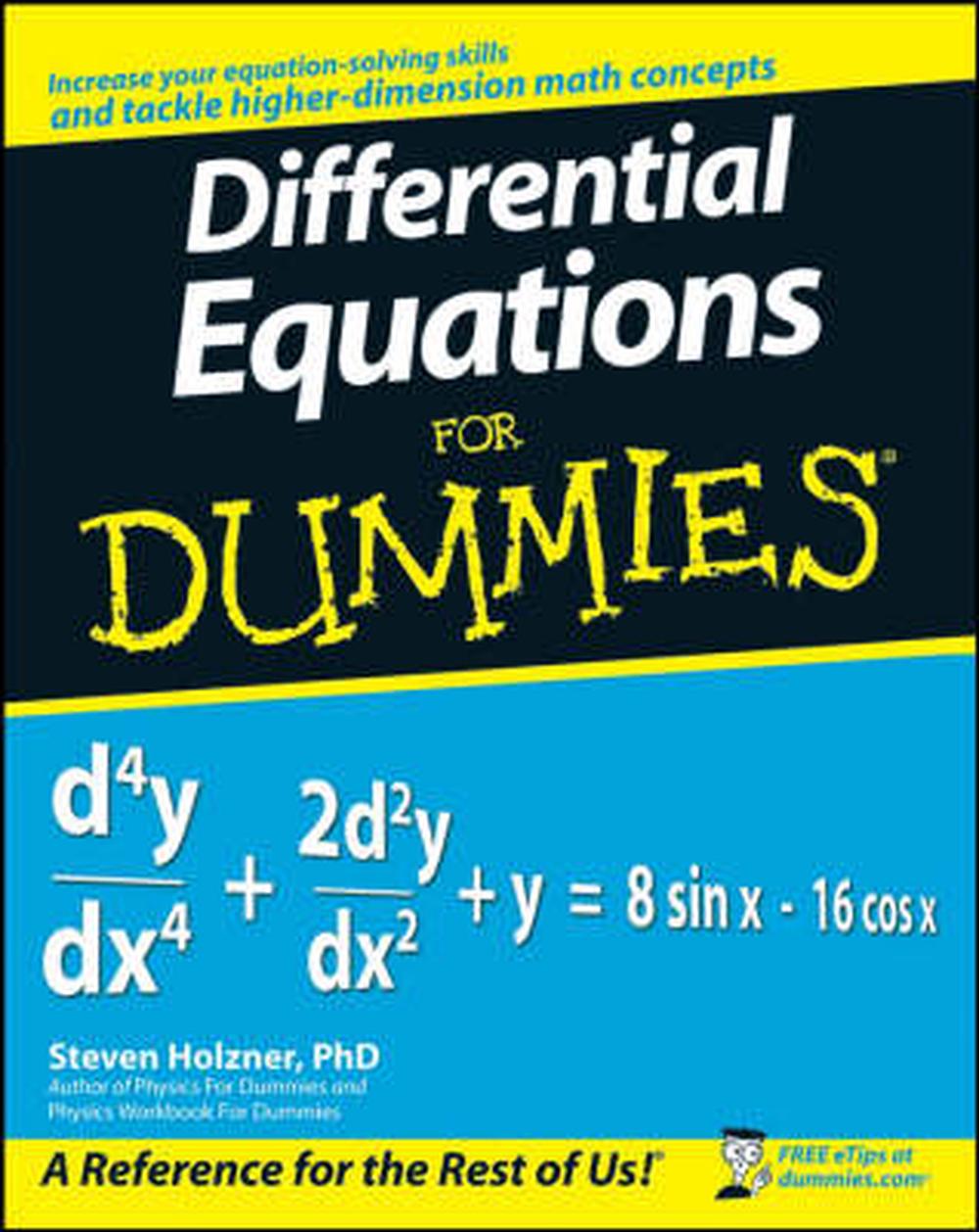 Differential Equations For Dummies, 9780470178140