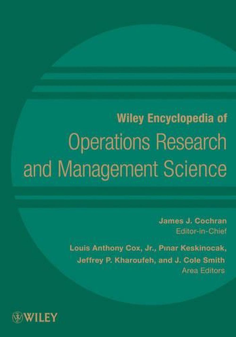 Wiley Encyclopedia of Operations Research and Management Science, 8 Volume Set, 9780470400630
