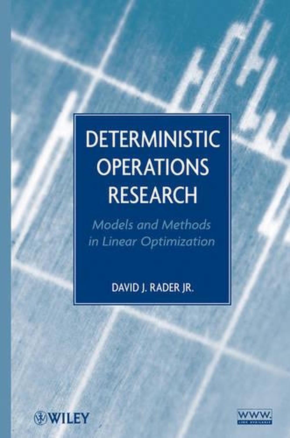 Deterministic Operations Research, 9780470484517