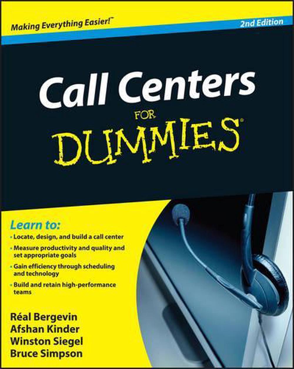 Call Centers For Dummies, 9780470677438