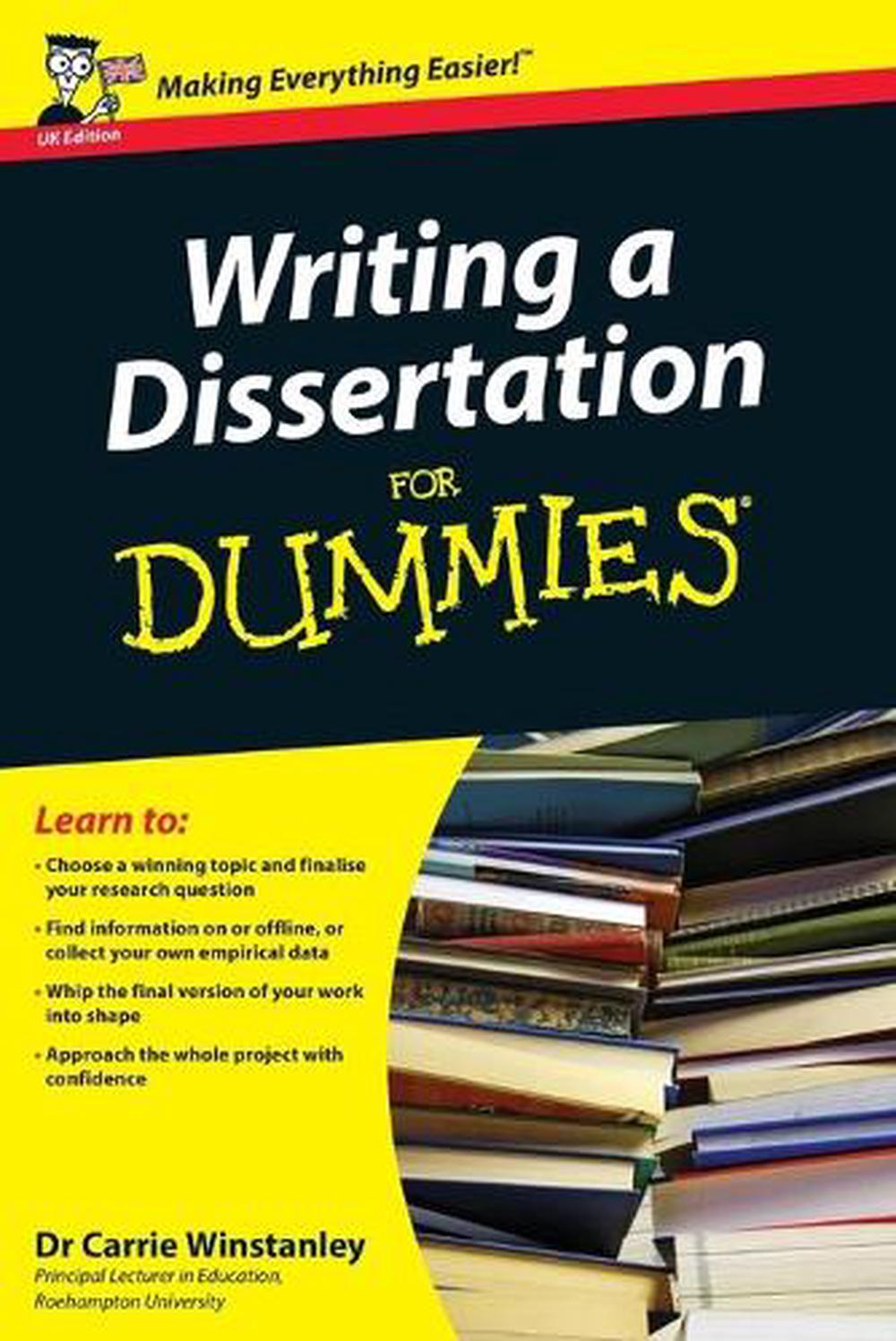 Writing a Dissertation For Dummies, 1st Edition, 9780470742709