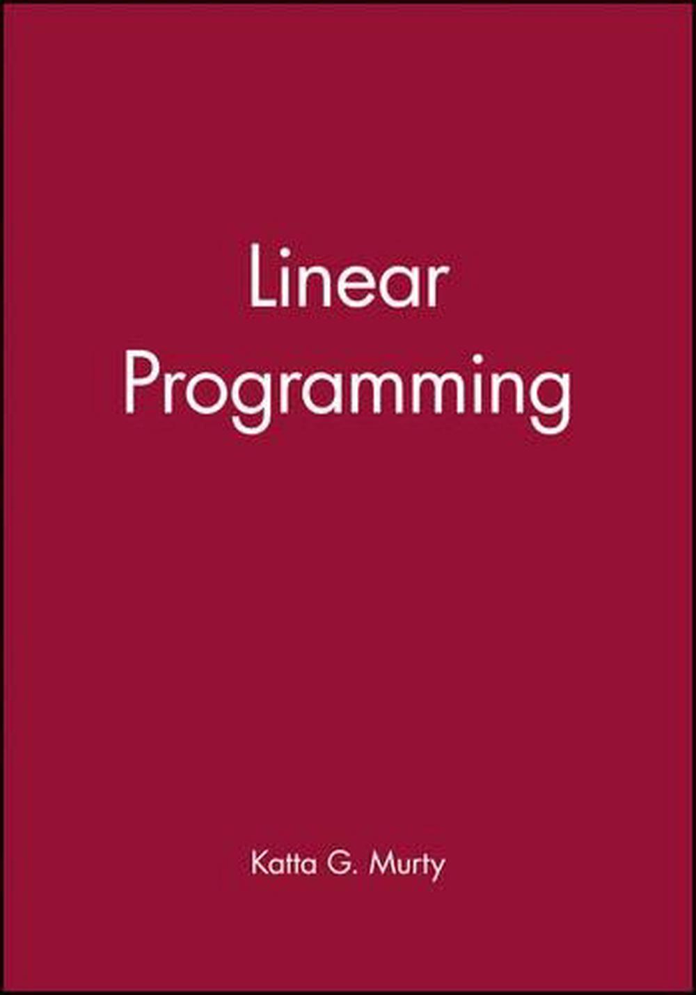 Linear Programming, 9780471097259