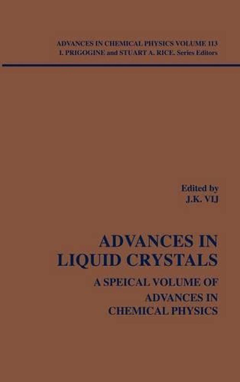 Advances in Liquid Crystals, 1st Edition, 9780471180838