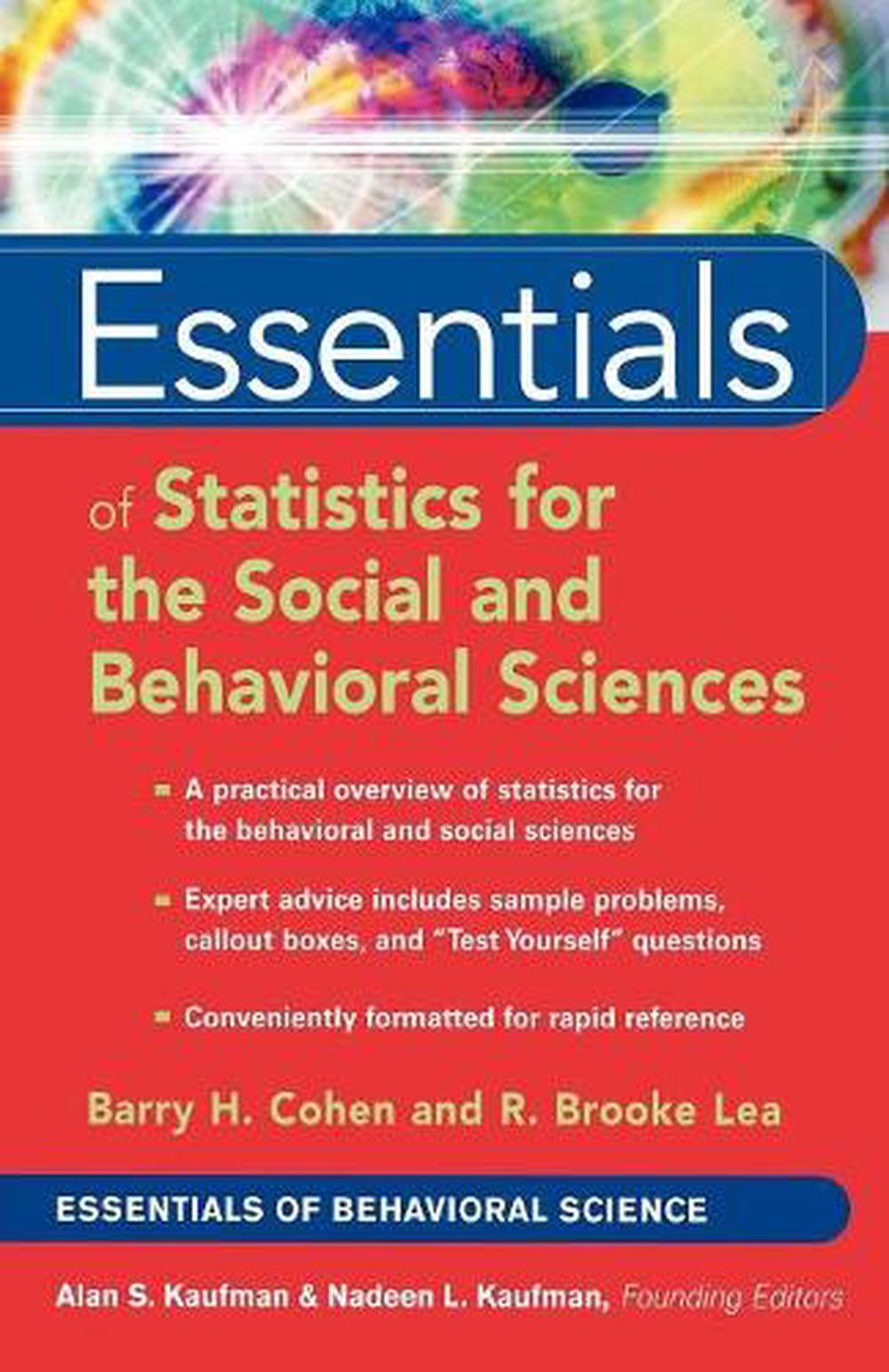 Essentials of Statistics for the Social and Behavioral Sciences, 9780471220312