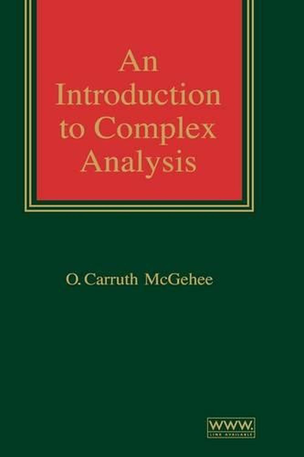 An Introduction to Complex Analysis, 9780471332336