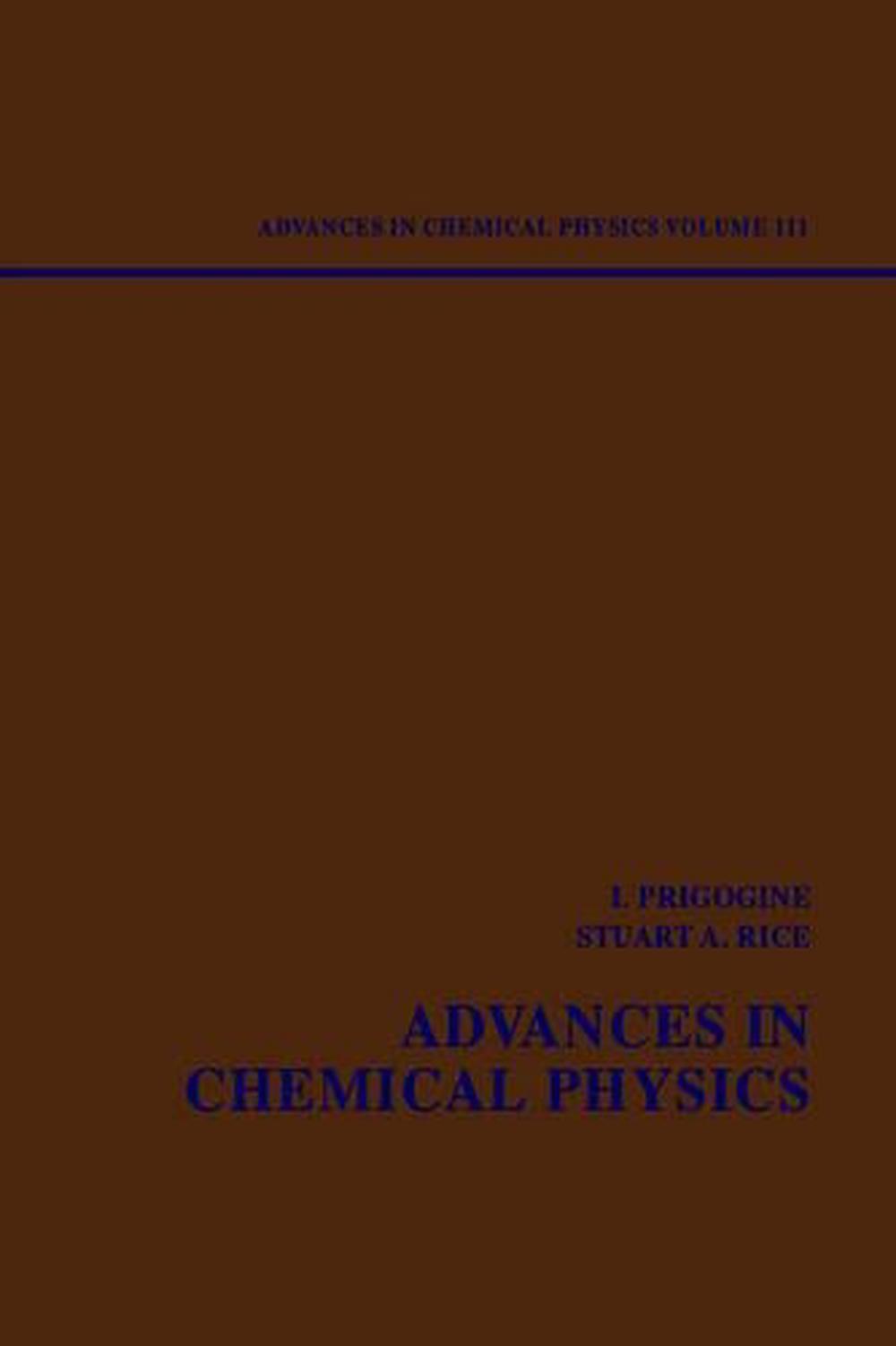 Advances in Chemical Physics, Volume 111, 9780471349907
