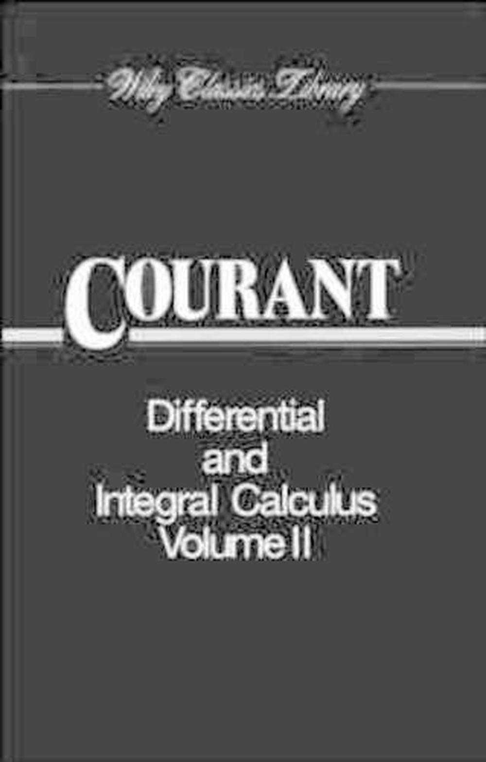 Differential and Integral Calculus, Volume 2, 9780471608400