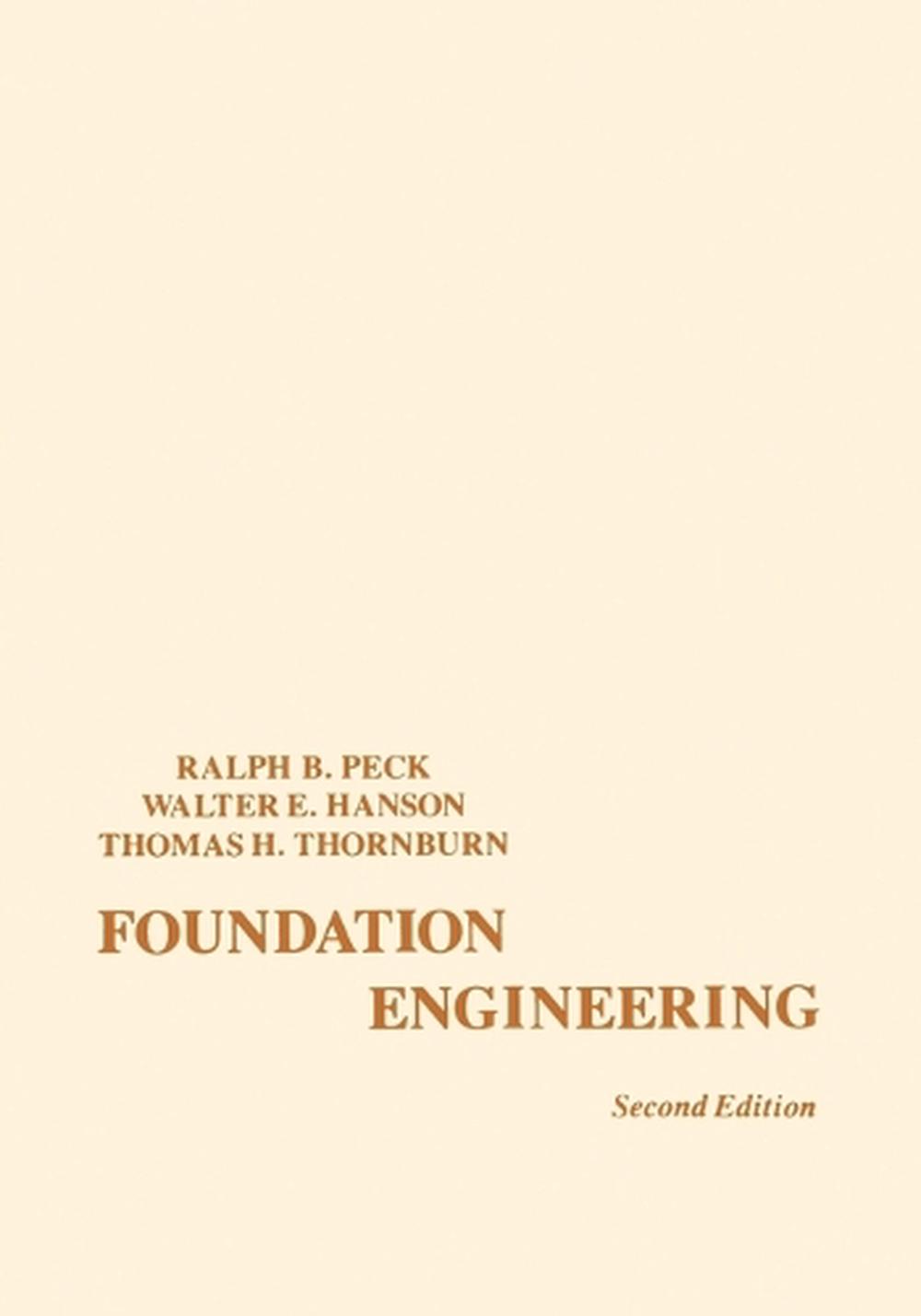 Foundation Engineering, 2nd Edition, 9780471675853