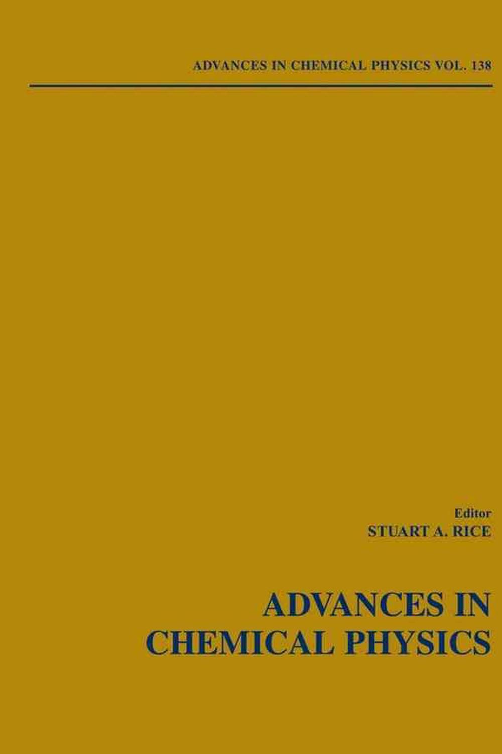 Advances in Chemical Physics, Volume 138, 9780471682349