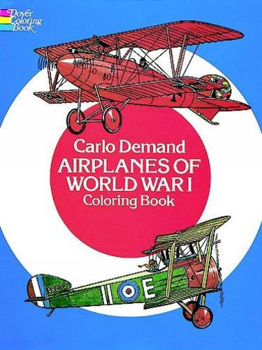 Airplanes of World War I Coloring Book, 9780486238074