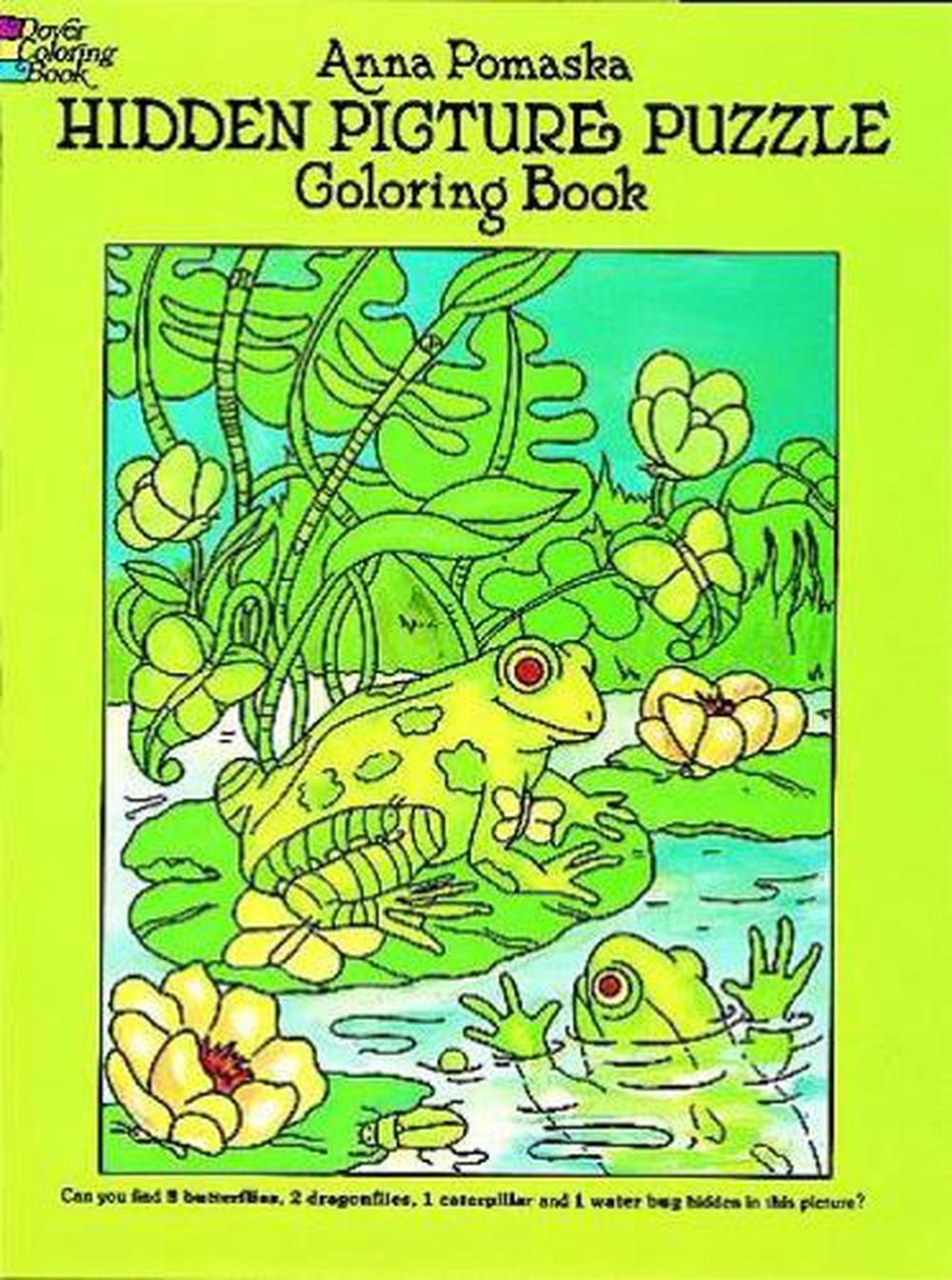 Hidden Picture Puzzle Coloring Book by Anna Pomaska, Paperback