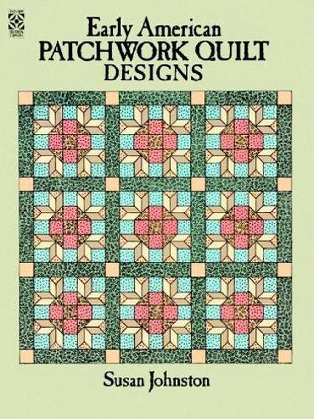 Early American Patchwork Quilts to Color, 9780486245836