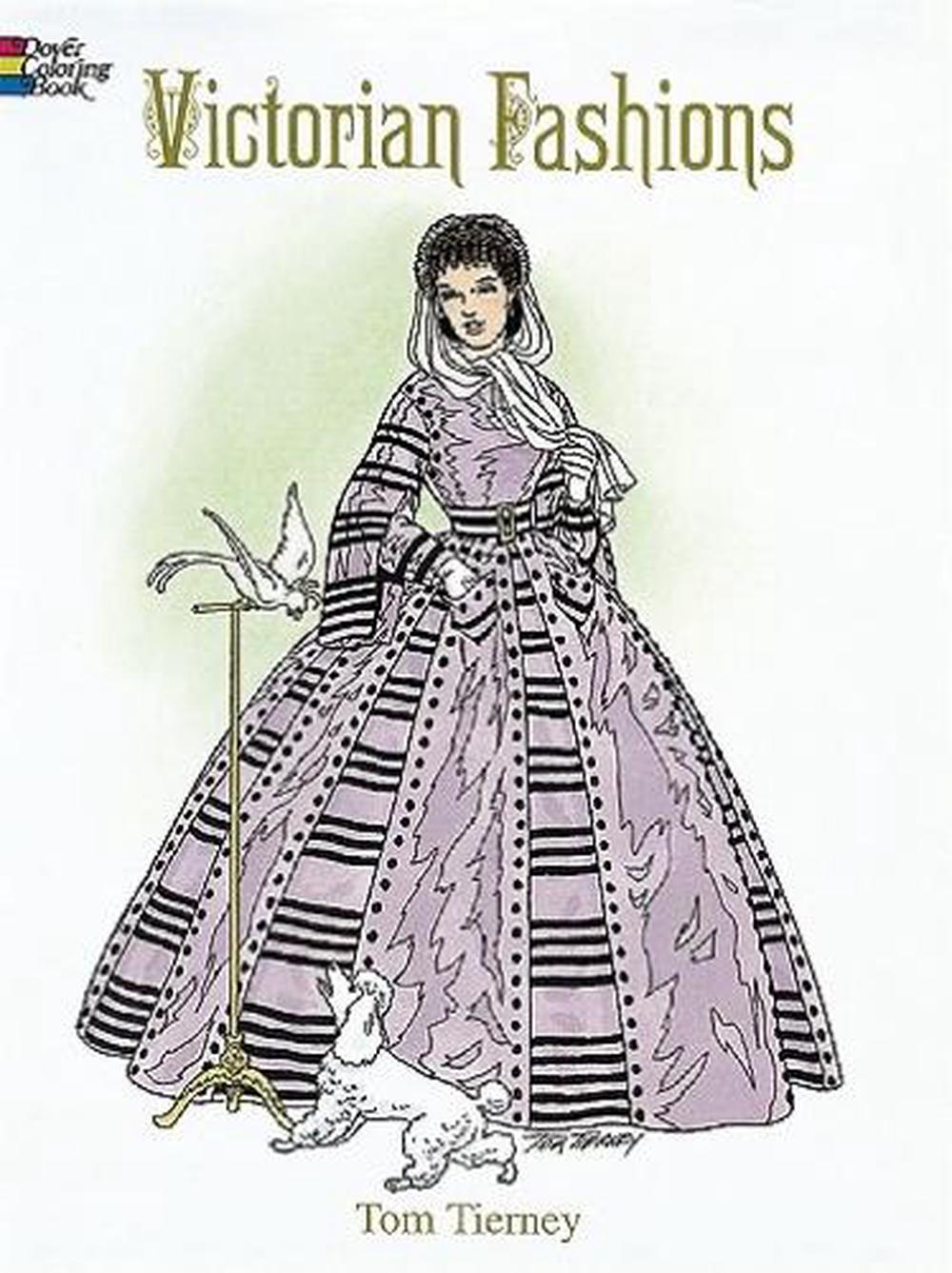 Victorian Fashions Coloring Book, 9780486299174